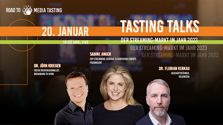 Tasting Talks #27: Der Streaming-Markt im Jahr 2023: Neue Player, neue Herausforderungen.