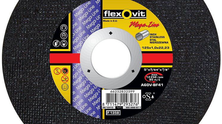 Flexovit Mega-Line tynne kappeskiver - Produkt 2