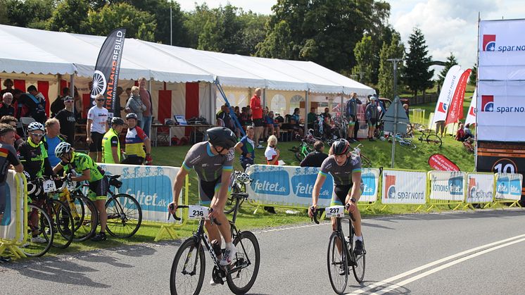 Årets cykelsportevent Cykelstafetten Spar Nord blev afholdt i Triatland Rebild