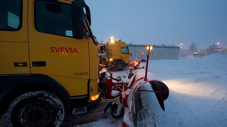 Vägarna inom driftområde Svenstavik kommer att skötas om av Svevia under de närmaste fyra åren.  Foto: Patrick Trägårdh