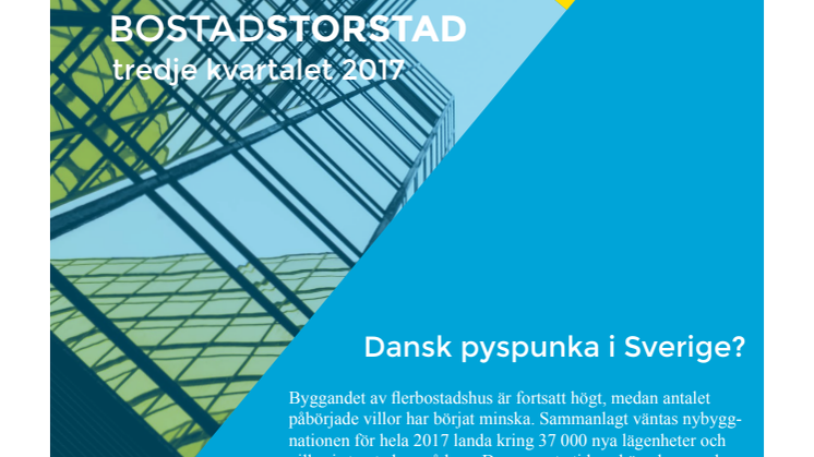 BostadStorstad - tredje kvartalet 2017