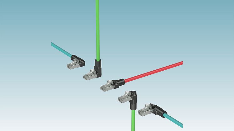 RJ45 patch cables for industrial applications