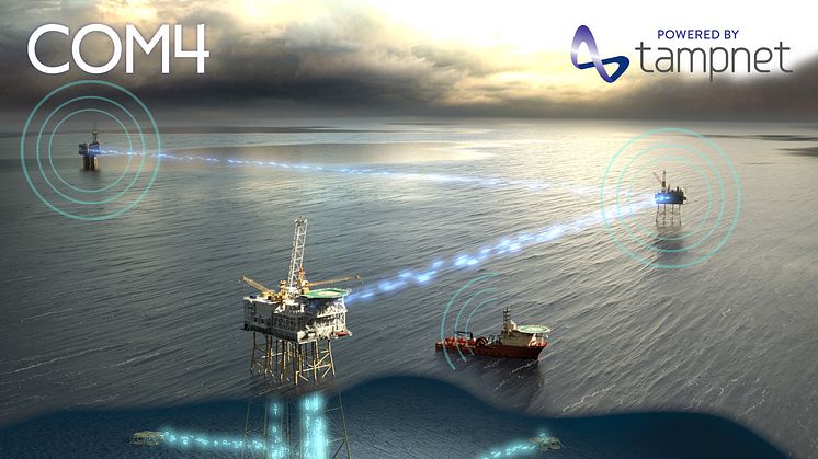 Mobiloperatøren Com4 er først i verden med å tilby NB-IoT og LTE Cat M1 i Nordsjøen. Tjenesten leveres på Tampnet sitt 4G radionett som nå oppgraderes med støtte for de nye radioteknologiene.