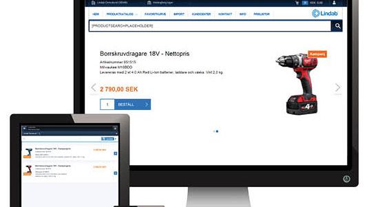 Lindabs webbshop får nytt utseende