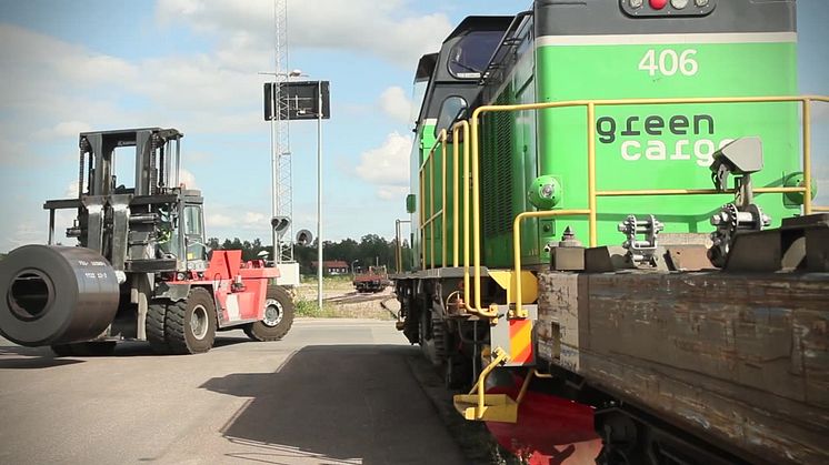 Green Cargo utför flexibla transporter åt Outokumpu