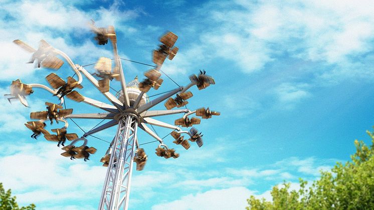 Årets nyhet på Liseberg: Pröva vingarna i AeroSpin 