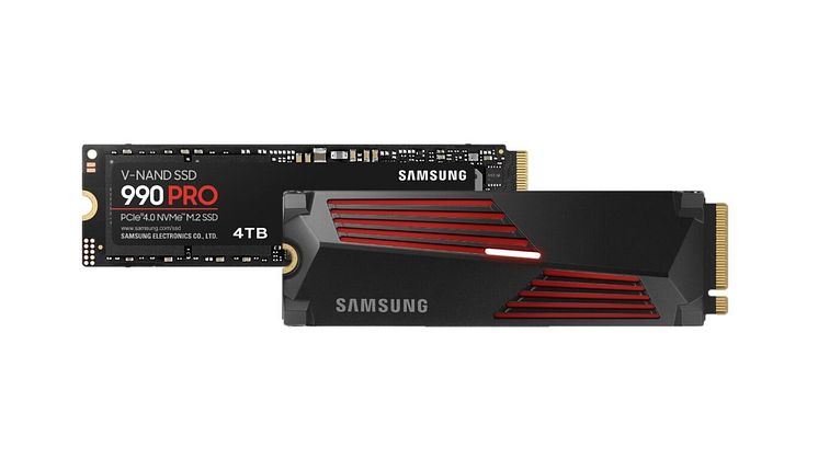 Samsung Electronics' 4TB SSD 990 PRO-serie giver ultimativ ydeevne og kapacitet til gamere og kreatører