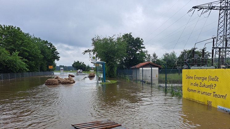 Hochwasser beeinträchtigt die Stromversorgung