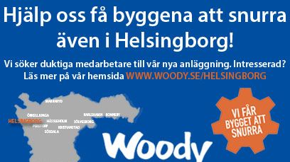 Snart öppnar Woody Bygghandel i Helsingborg