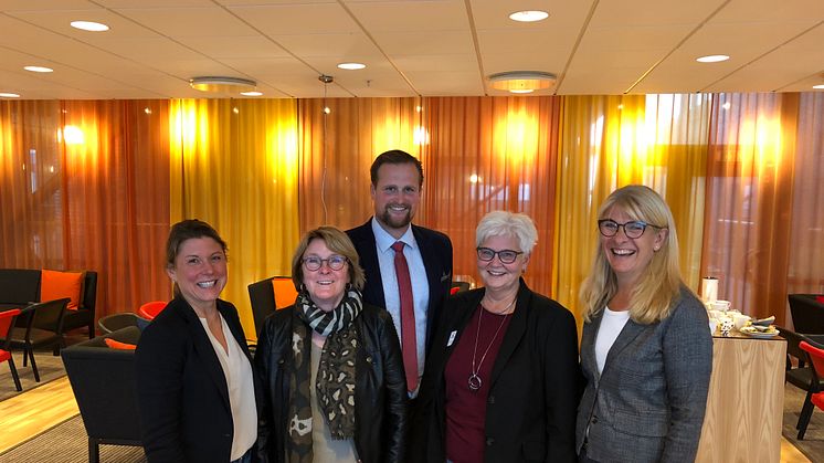 Anna Jähnke, Annica Annerby Jansson, Carl Johan Sonesson, Carina Zachau och Anna Mannfalk.