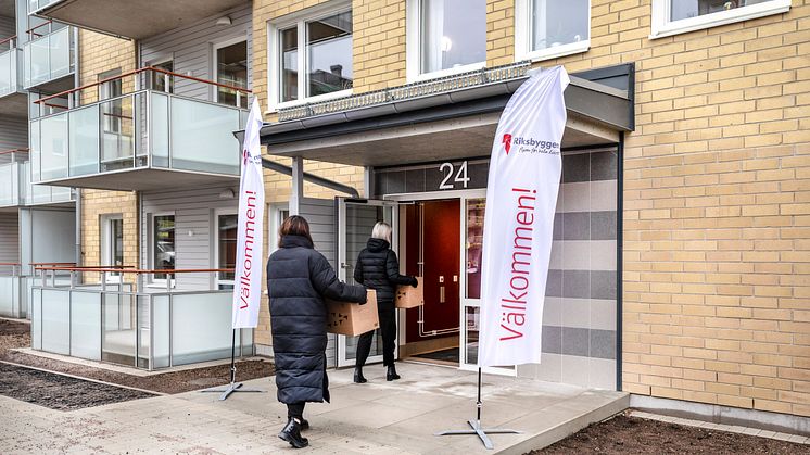 Inflyttning pågår! Foto: Patrik Ekenblom