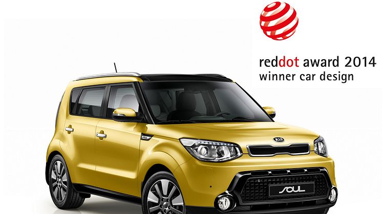 'red dot' design award till nya Kia Soul