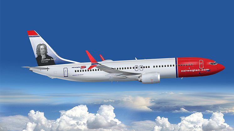 Jonathan Swift announced as Norwegian’s latest tailfin hero