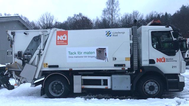 Nya vita sopbilar, en del med två fack, ska hämta hushållsavfallet i Angered, Östra Göteborg och Örgryte-Härlanda.