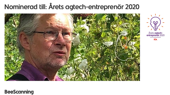 ​Björn Lagerman nominerad till ICA:s Entreprenörspris 2020