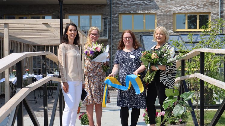 Katarina Fu Affärsområdeschef Vectura, Majo Kuusikoski Kommunalråd Eskilstuna kommun, Lisa Grönlund Reginonchef Vardaga, Päivi Acksten Verksamhetschef Vardaga