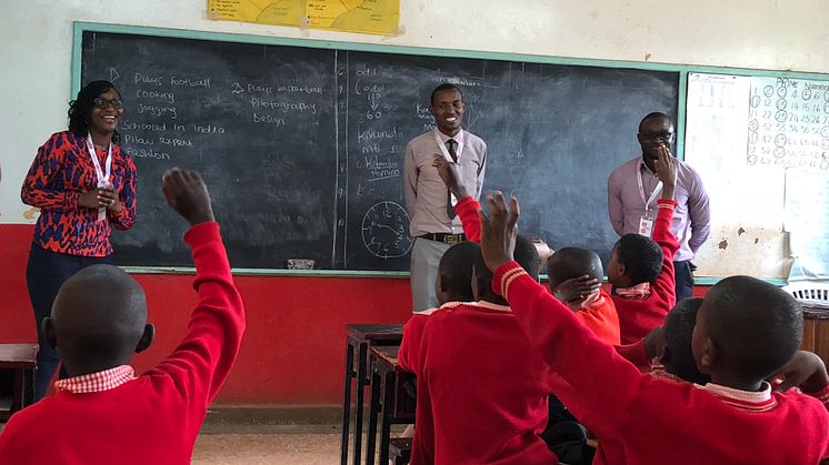 Svenska My Dream Now motiverar elever i Kenya med internationellt storbolag 