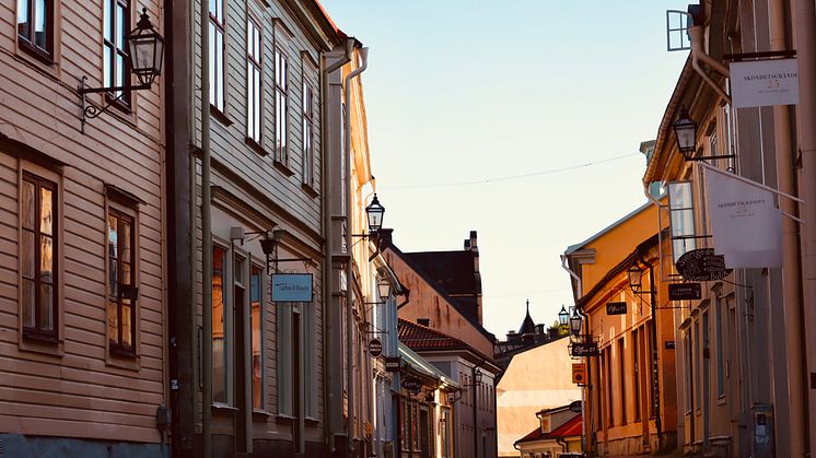 Köpmangatan i Gamla Staden, fotograf Therese Andersson.