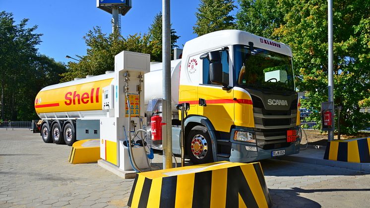 Scania engagiert sich im Konsortium BioLNG EuroNet  für LNG-betriebene Lkw.
