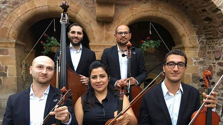 Damascus String Quintet kommer till Palladium Malmö 23 oktober i ett möte med duon Zawa Zawa.