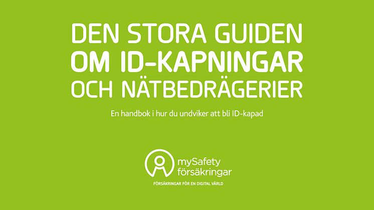 mySafety Försäkringar lanserar handbok som skydd mot ID-kapningar och nätbedrägerier 