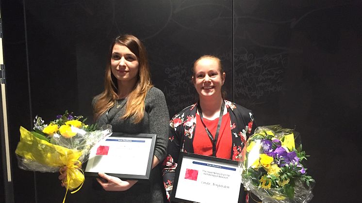 Svenska forskarna Monika Dolinska, Karolinska Universitetssjukhuset Huddinge och Linda Arngården, Uppsala Universitet 