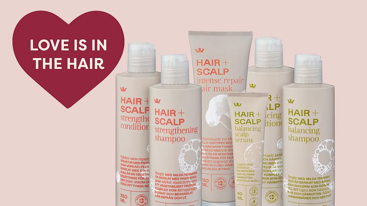 Love is in the hair - Kronans Apotek lanserar ny hårvårdsserie 