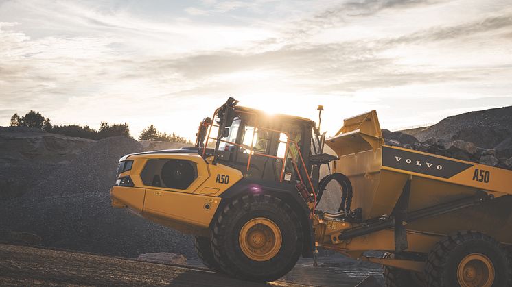 Volvo A50 dumper - ny modell i familjen
