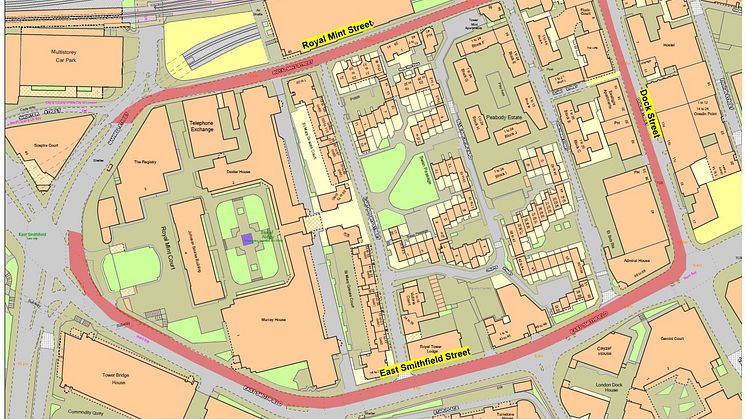 Royal Mint Court procession map - 14 June.jpg