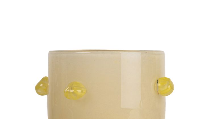 BYON SS25 - Candle holder Arlo M beige/yellow