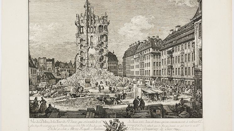 Vu över Dresden av Bernando Berlotto