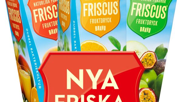 Friscus Fruktdryck med nya friska smaker