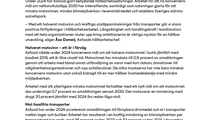  PM 250221_Halverat matsvinn och mer fossilfritt när Axfood summerar 2024.pdf