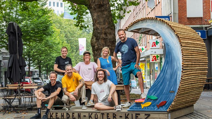 Welle & Co: Ein echter Hingucker im szenigen Kehden-Küter-Kiez und auch vom Alten Markt kommend gut sichtbar (c)Matthias Masch
