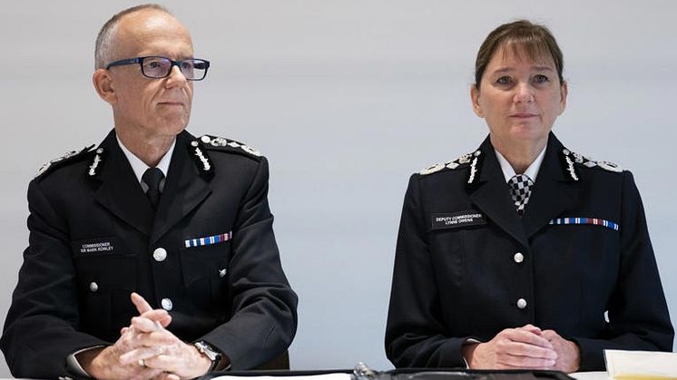 Commissioner Sir Mark Rowley and Deputy Commissioner Dame Lynne Owens