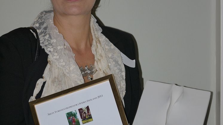 Årets Turistentreprenör i Södra Småland är Maria Runosson på Teleborgs slott