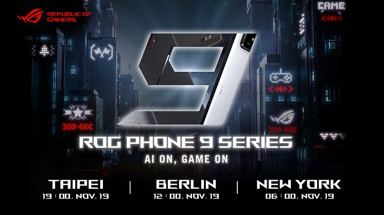 ASUS Republic of Gamers Announces ROG Phone 9 Series Launch Date