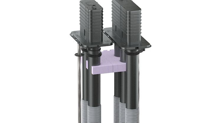 Quadro-Secura® Abstandshalter Nova R in paralleler Anordnung