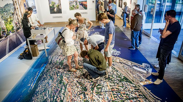 Fra utstillingen "Gata di" på Gamle Munch Museum som fant sted fra 15. juni til 14. juli
