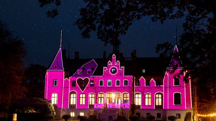 I år får slottet åter vara en del av Höstljus sagolika äventyr. Stanna upp en stund framför slottet vars skepnad med jämna mellanrum ser ut att förändras. Foto: Mattias Berglund