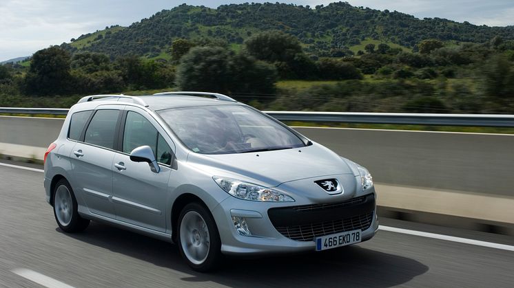 Peugeot 308 SW kombi med automat - nu som miljöbil