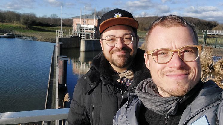 #hinREISEND: Städtetrip Leipzig - Selfie vor dem Luppenwehr