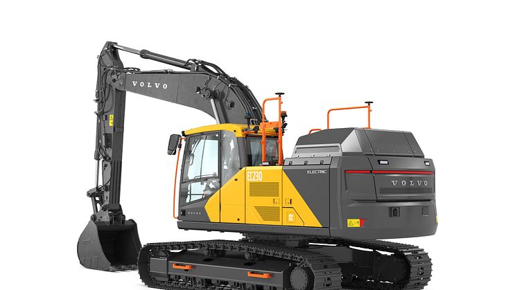 Volvo EC230 Electric (450 kWh) - frilagd vänster bak