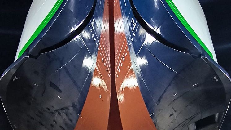 Futura in the floating dock