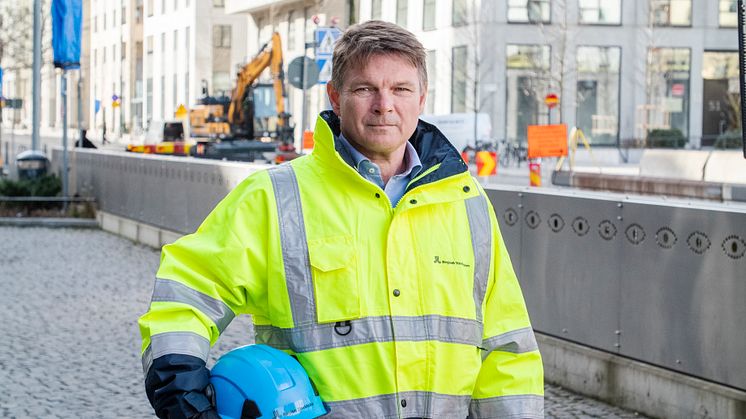  – Nu kan vi vetenskapligt belägga att det går utmärkt att använda tunnelberg cirkulärt på samma sätt som vi har gjort i Stockholm i mer än 100 år, konstaterar Niklas Bergman, förvaltningschef för nya tunnelbanan. Bild: Region Stockholm