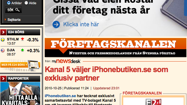 Företag rapporterar direkt till E24’s läsare