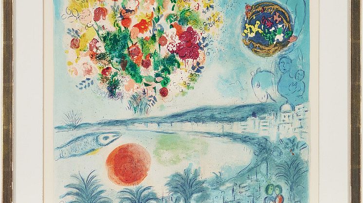 "Soleil Couchant" av Marc Chagall