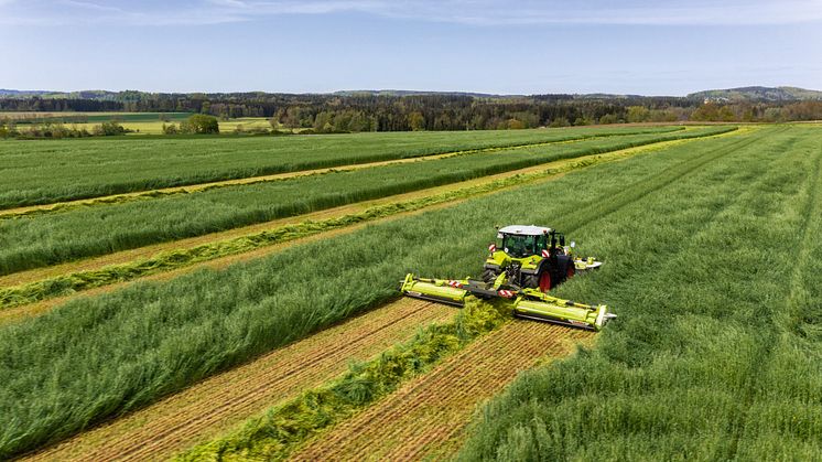 DISCO 9300 C AUTO SWATHER och DISCO 9300 DIRECT SWATHER: stränggruppering med eller utan crimper