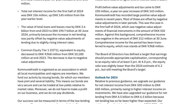 Announcement of financial statements_first half 2024_KommuneKredit.pdf