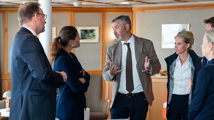 Kronprinsessan besöker Öresundslinjen.